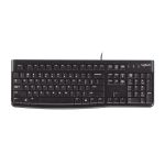 Logitech K120 keyboard USB QWERTY UK English Black