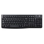 Logitech K120 Nordic keyboard USB Black