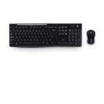 Logitech MK270 keyboard USB QWERTZ Czech Black