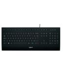 Logitech K280e keyboard USB AZERTY French Black