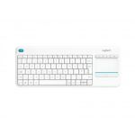 Logitech K400 Plus keyboard RF Wireless AZERTY French White