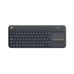 Logitech K400 Plus keyboard RF Wireless AZERTY Belgian Black