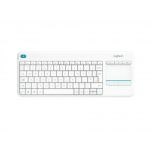 Logitech K400 Plus keyboard RF Wireless QWERTY US International White