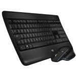 Logitech MX900 keyboard USB + Bluetooth QWERTY Pan Nordic Black