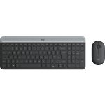 Logitech MK470 keyboard RF Wireless QWERTZ German Graphite