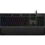 Logitech G G513 CARBON LIGHTSYNC RGB Mechanical Gaming Keyboard - GX Brown - Full-size (100%) - USB - Mechanical - QWERTY - RGB LED - Carbon