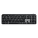 Logitech MX Keys keyboard RF Wireless + Bluetooth QWERTZ German Aluminium, Black