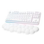 Logitech G G715 Wireless Gaming Keyboard - Tenkeyless (80 - 87%) - RF Wireless + Bluetooth - Mechanical - QWERTY - RGB LED - White