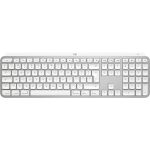 Logitech MX Keys S for Mac keyboard Office RF Wireless + Bluetooth QWERTY UK English Aluminium, White