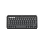 Logitech Pebble Keys 2 K380s keyboard Universal RF Wireless + Bluetooth QWERTY US International Graphite
