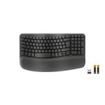 Logitech Wave Keys for Business keyboard Office RF Wireless + Bluetooth QWERTZ German Graphite