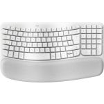 Logitech Wave Keys for Mac keyboard Home/Office Bluetooth QWERTY UK English White