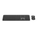 Logitech 920-012488 keyboard Mouse included Office RF Wireless + Bluetooth QWERTY Nordic Graphite