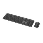 Logitech MK950 Signature Slim keyboard Mouse included Office RF Wireless + Bluetooth QWERTY US Inter