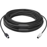 Logitech 939-001490 PS/2 cable 15 m 6-p Mini-DIN Black