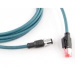 Datalogic CAB-ETH-M05 M12-IP67 networking cable 5 m Blue