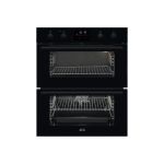 AEG 6000 Series Built-Under Electric Double Oven - Black