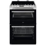 AEG 6000 Series 60cm Electric Cooker - Stainless Steel