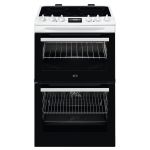 AEG 55cm Electric Cooker - White