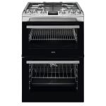 AEG 5000 Series 60cm Dual Fuel Cooker - Stainless Steel