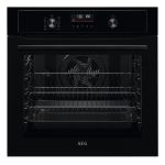 AEG 3000 Series Self-Cleaning Electric Single Oven - Black