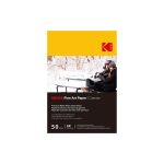 Kodak Fine Art Canvas 4R 102x152mm Premium Matte Photo Inkjet Paper - 50 Sheets