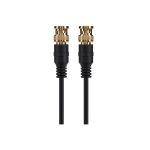 Maplin BNC Male Connector to BNC Male Connector Coaxial Cable 1.5m Black