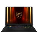 MSI VECTOR A18 HX A9WHG-005UK laptop AMD Ryzen™ 9 9955HX 45.7 cm (18") Quad HD+ 32 GB DDR5-SDRAM 1 TB SSD NVIDIA GeForce RTX 5070 Ti Wi-Fi 7 (802.11be) Windows 11 Home Advanced Grey