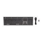 HP 720 Multi-Device Rechargeable Wireless keyboard Home/Office USB + Bluetooth AZERTY Belgian Black