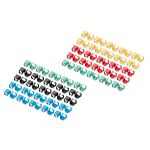 Digitus Color clips for Patch cable -Mixed (20 pcs. in each Red, Green, Blue, Yellow, Black)