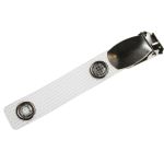 Digital ID ID Card Clip with Metal Popper Strap (Pack of 100)