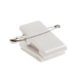 Digital ID Plastic ID Crocodile Clip with Pin and Self-Adhesive Pad (Pack of 100)