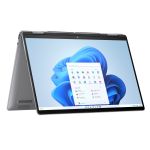 HP Elite x360 Envy x360 14-fa0004na AMD Ryzen 5 8640HS Hybrid (2-in-1) 35.6 cm (14") Touchscreen 2K 16 GB LPDDR5-SDRAM 512 GB SSD Wi-Fi 6E (802.11ax) Windows 11 Home AI PC Silver