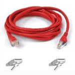Belkin Patch cable - RJ-45(M) - RJ-45(M) - 2m ( CAT 5 ) 10/100/1000Base-T - red networking cable