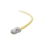 Belkin Cable patch CAT5 RJ45 snagless 10mYellow networking cable 10 m