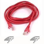 Belkin Cable Patch Cat6 RJ45 Snagless 0.5m red networking cable