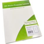 CTS A4 Multipurpose Labels 1 Per Sheet 199.6 x 289mm (White)