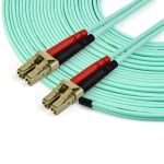 StarTech.com A50FBLCLC15 fibre optic cable 15 m LSZH OM3 LC Aqua