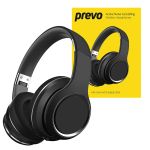 PREVO A6-ANC Active Noise Cancelling (ANC) Wireless Headphones with Bluetooth 5.4, True Wireless Ste