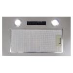 electriQ 52cm Canopy Cooker Hood - Silver