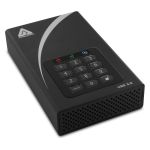 Apricorn Aegis Padlock DT external hard drive 6 TB USB Type-A 3.2 Gen 1 (3.1 Gen 1) Black