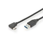 Digitus USB Type-Câ„¢ connection cable, Gen2, Type-Câ„¢ 90Â° to A