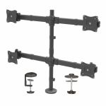 StarTech.com Desk Mount Quad Monitor Arm - Ergonomic VESA 4 Monitor Mount 2x2 up to 27" - Articulati