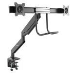 StarTech.com Desk Mount Dual Monitor Arm - Ergonomic Dual Monitor VESA Mount 32" (17.6lb) Displays -