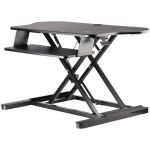 Startech.Com Corner Sit Stand Desk Converter With Keyboard Tray Workstation Monitors