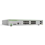 Allied Telesis AT-GS970M/18PS-30 network switch Managed L3 Gigabit Ethernet (10/100/1000) Power over Ethernet (PoE) Grey