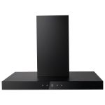 electriQ 60cm Touch Control Slimline Chimney Hood - Black