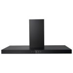 electriQ 90cm Slimline Touch Control Cooker Hood - Black