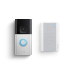Ring Battery Doorbell Plus Black, Nickel