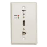 Tripp Lite HDMI over Cat5/Cat6 Active Extender, Wallplate Remote Receiver for Video and Audio, 1080p